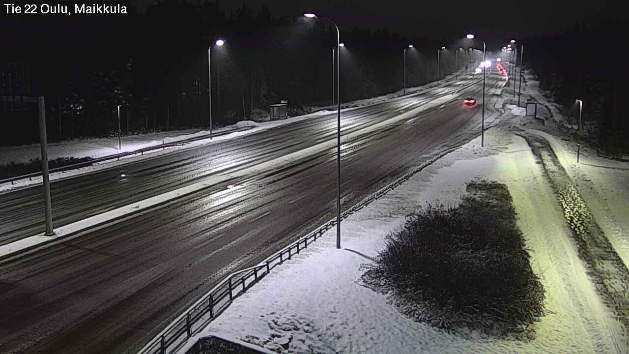 Weather Camera Image Road 22 Oulu Maikkula, Oulu, Pohjois-Pohjanmaa