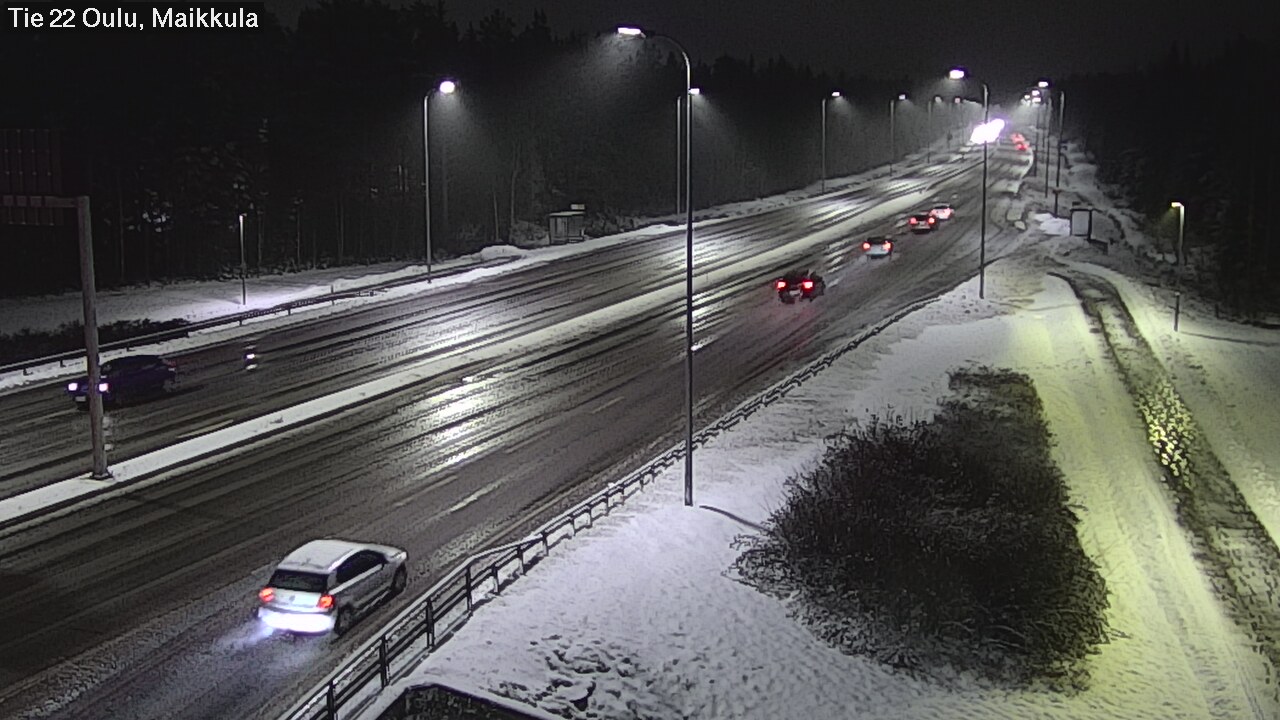 Weather Camera Image Road 22 Oulu Maikkula, Oulu, Pohjois-Pohjanmaa