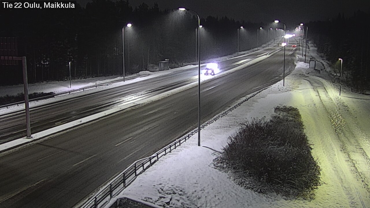 Weather Camera Image Road 22 Oulu Maikkula, Oulu, Pohjois-Pohjanmaa
