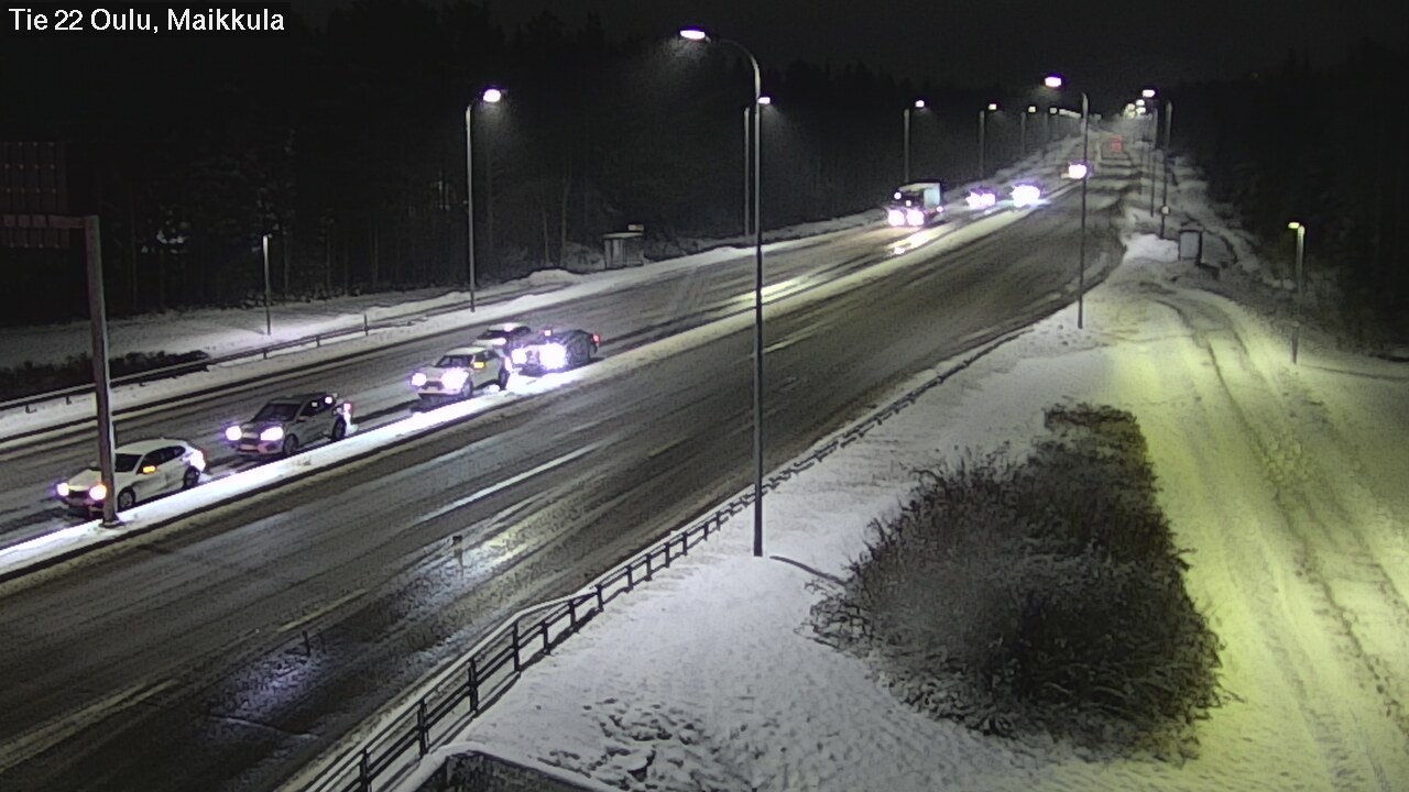 Weather Camera Image Road 22 Oulu Maikkula, Oulu, Pohjois-Pohjanmaa