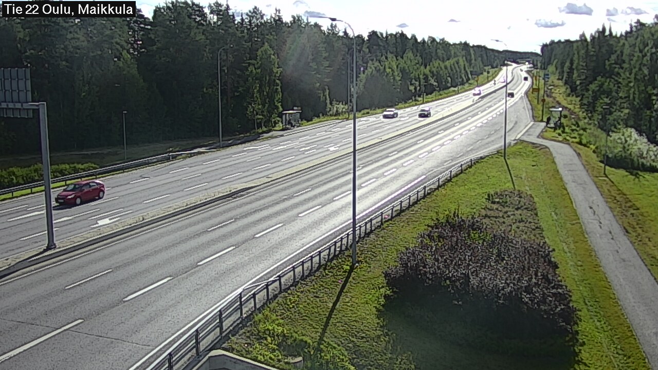 Weather Camera Image Road 22 Oulu Maikkula, Oulu, Pohjois-Pohjanmaa