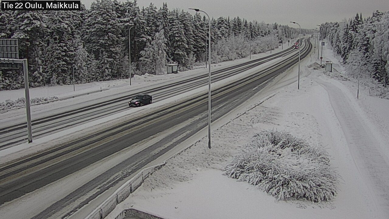 Weather Camera Image Road 22 Oulu Maikkula, Oulu, Pohjois-Pohjanmaa
