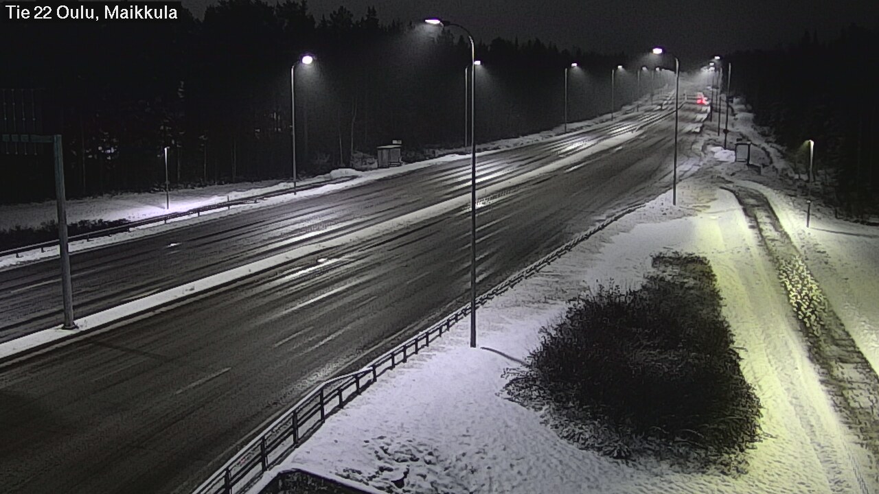 Weather Camera Image Road 22 Oulu Maikkula, Oulu, Pohjois-Pohjanmaa