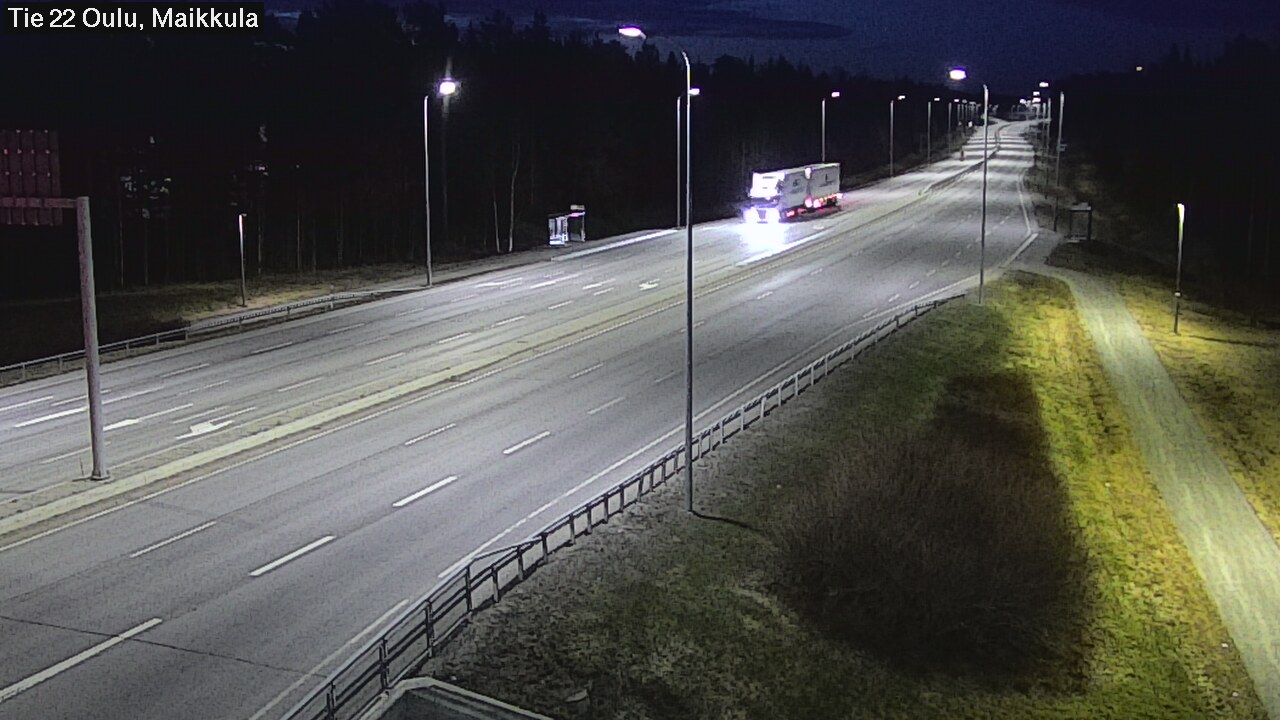 Weather Camera Image Road 22 Oulu Maikkula, Oulu, Pohjois-Pohjanmaa