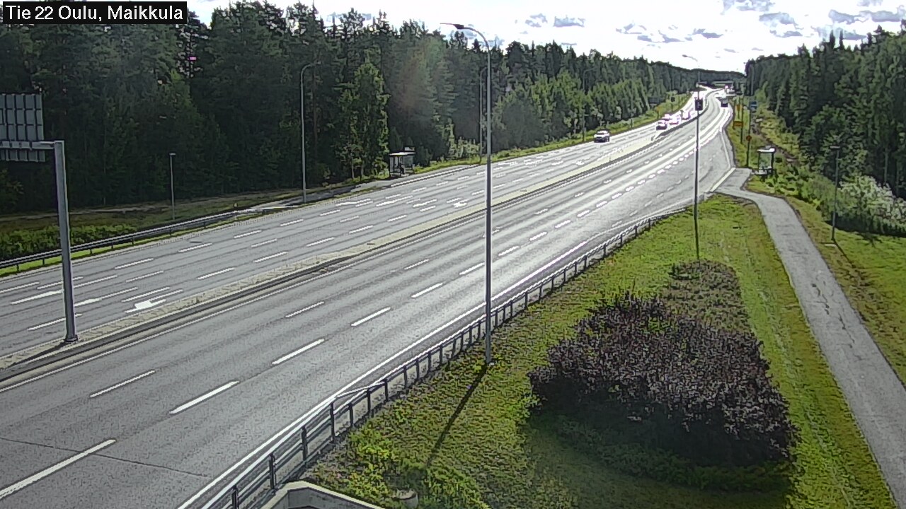 Weather Camera Image Road 22 Oulu Maikkula, Oulu, Pohjois-Pohjanmaa