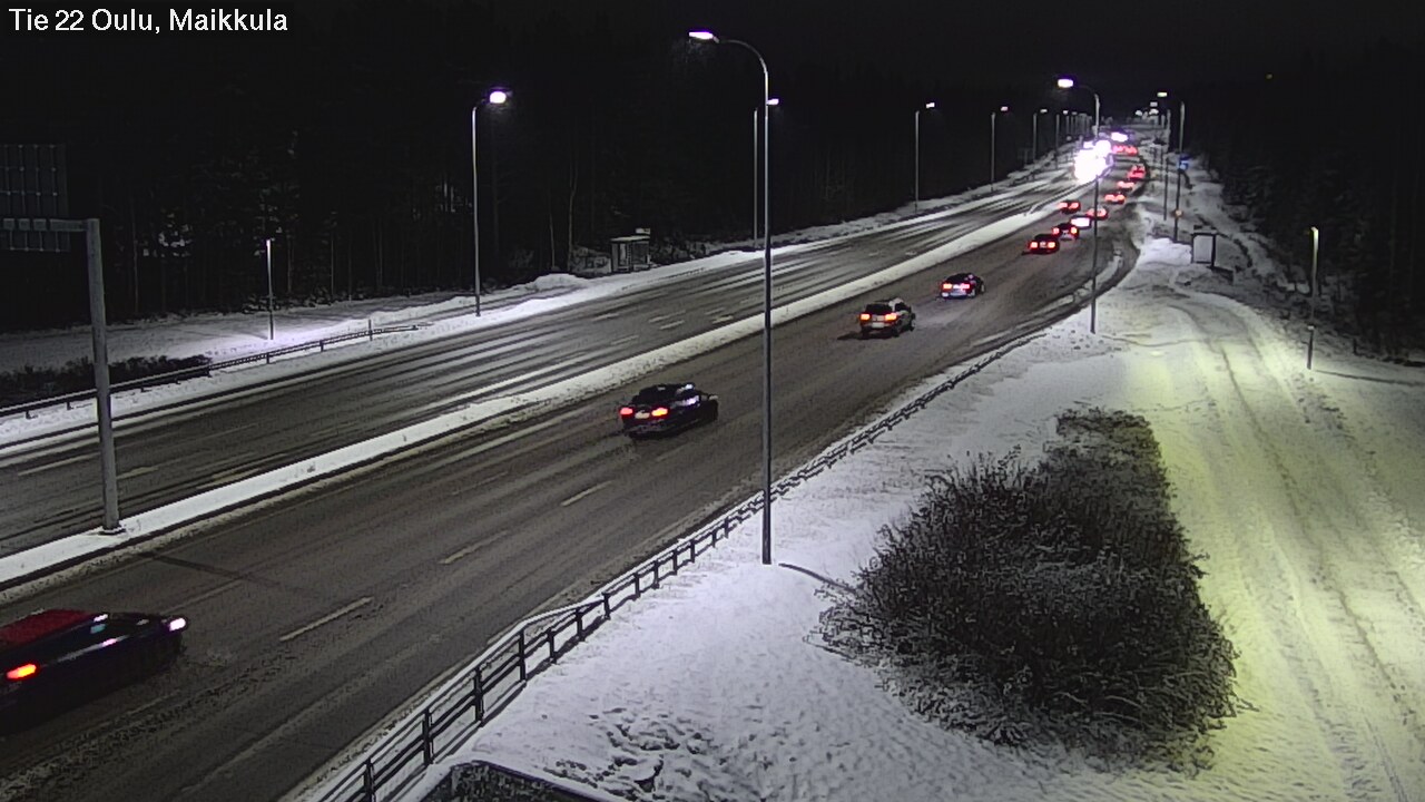 Weather Camera Image Road 22 Oulu Maikkula, Oulu, Pohjois-Pohjanmaa