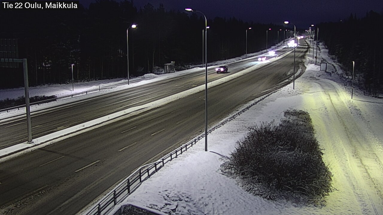 Weather Camera Image Road 22 Oulu Maikkula, Oulu, Pohjois-Pohjanmaa