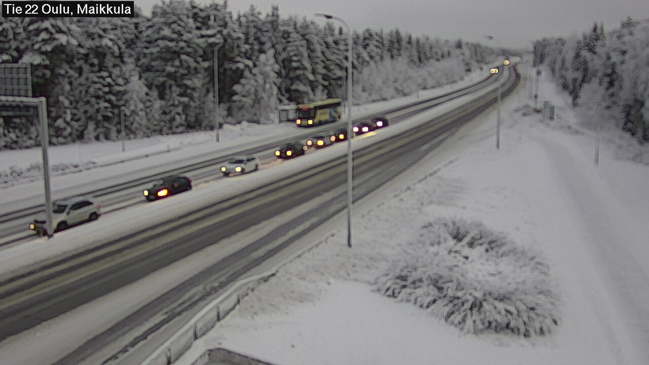 Weather Camera Image Road 22 Oulu Maikkula, Oulu, Pohjois-Pohjanmaa