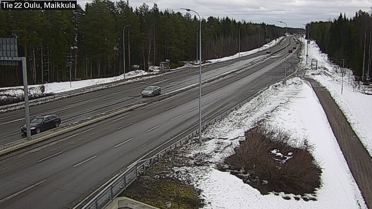 Weather Camera Image Road 22 Oulu Maikkula, Oulu, Pohjois-Pohjanmaa