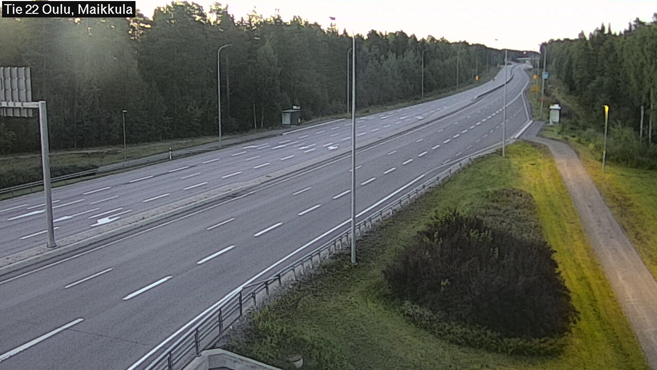 Kelikamerat Kuva Tie 22 Oulu Maikkula, Oulu, Pohjois-Pohjanmaa