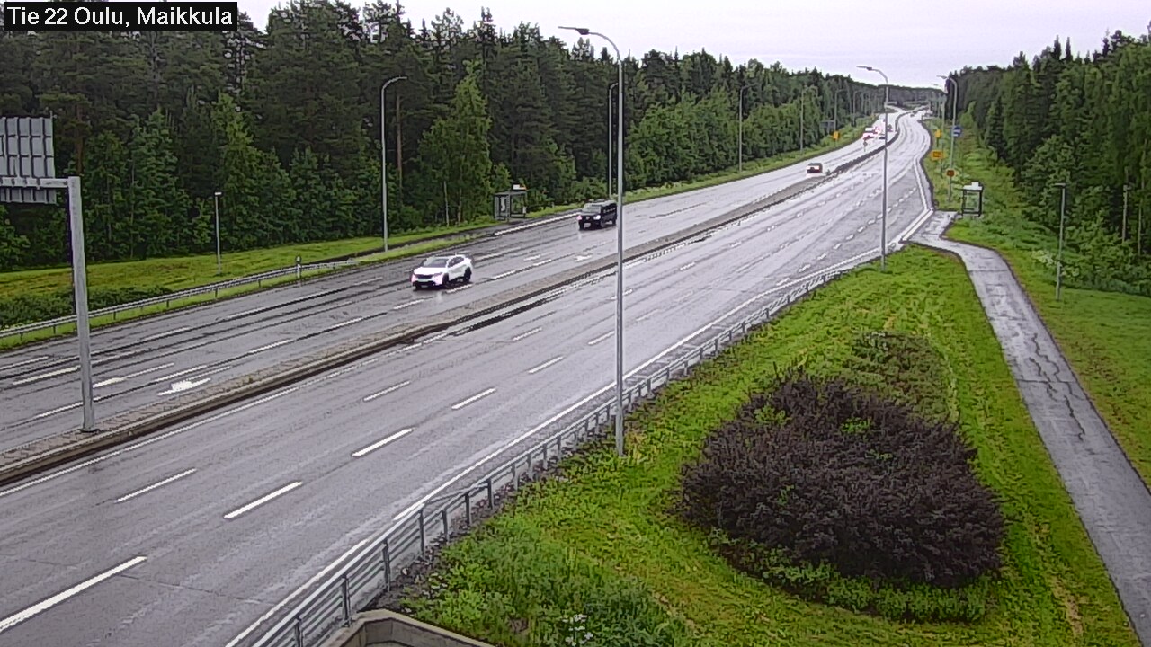 Weather Camera Image Road 22 Oulu Maikkula, Oulu, Pohjois-Pohjanmaa