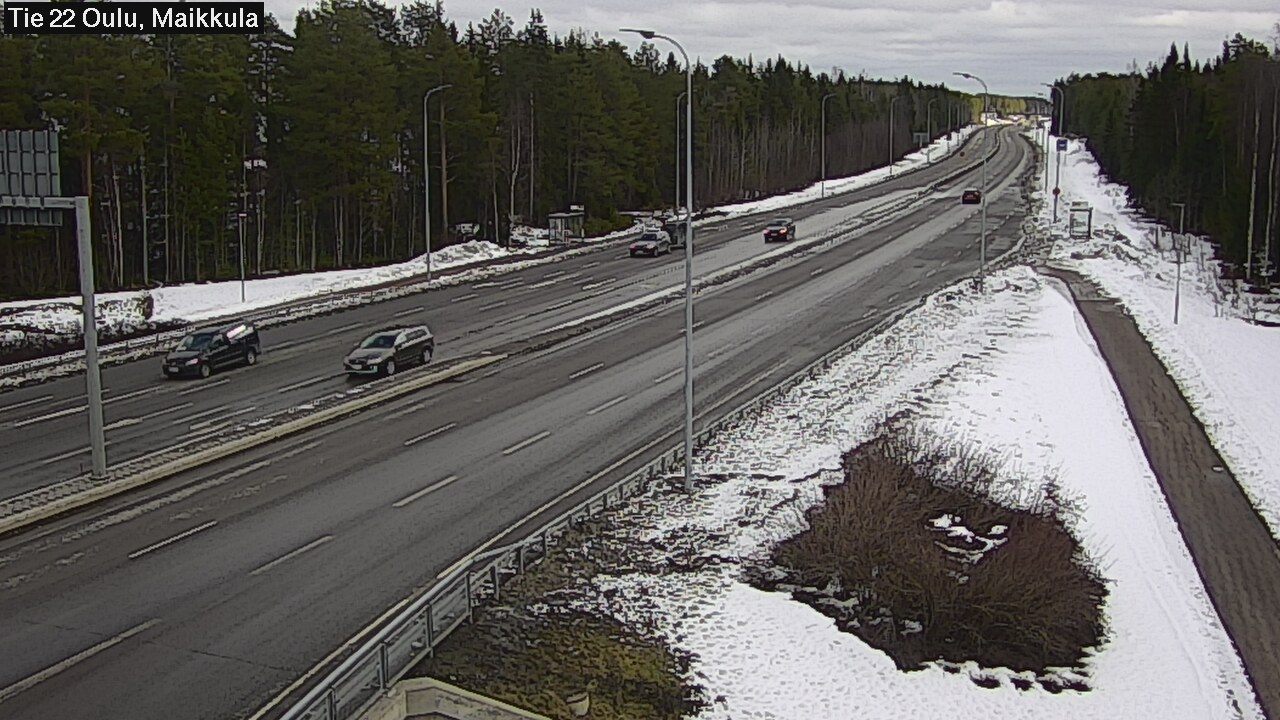 Weather Camera Image Road 22 Oulu Maikkula, Oulu, Pohjois-Pohjanmaa