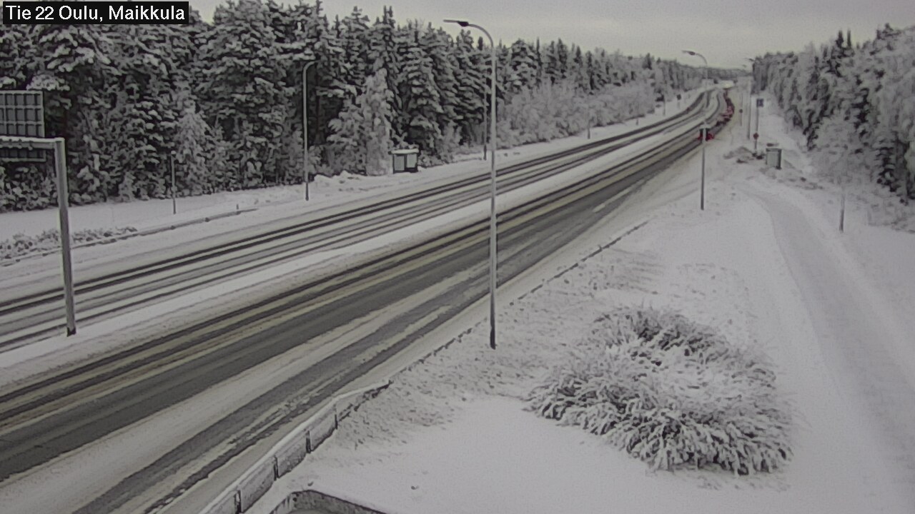 Weather Camera Image Road 22 Oulu Maikkula, Oulu, Pohjois-Pohjanmaa