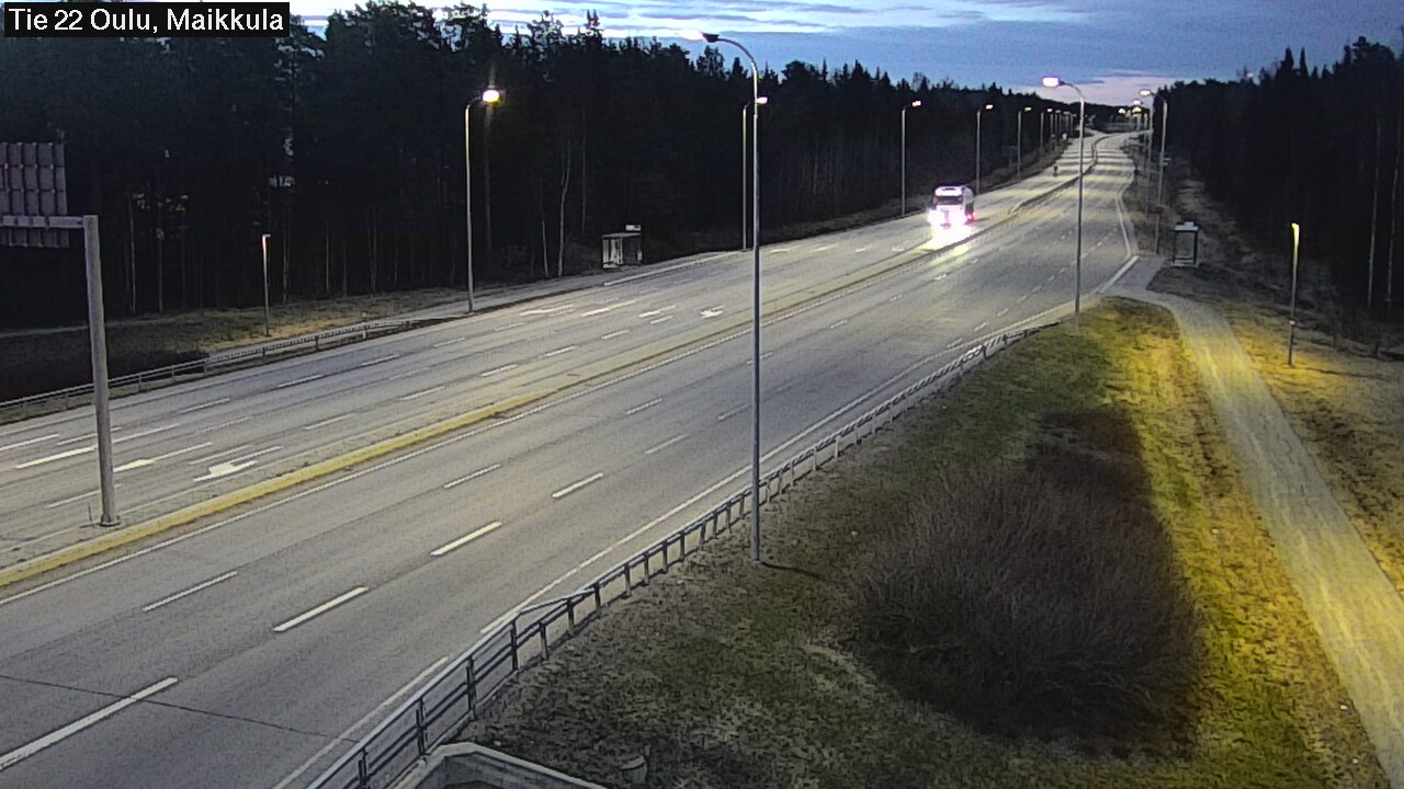 Weather Camera Image Road 22 Oulu Maikkula, Oulu, Pohjois-Pohjanmaa