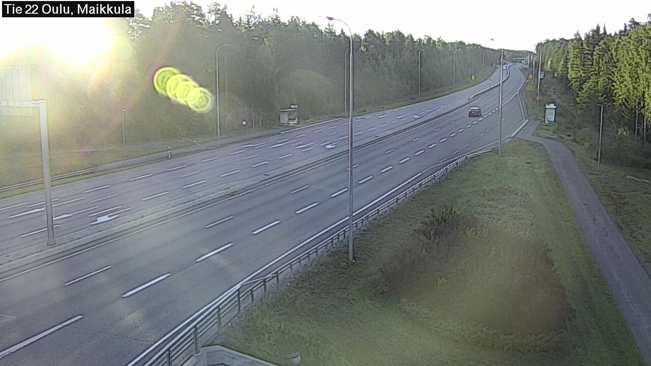 Weather Camera Image Road 22 Oulu Maikkula, Oulu, Pohjois-Pohjanmaa