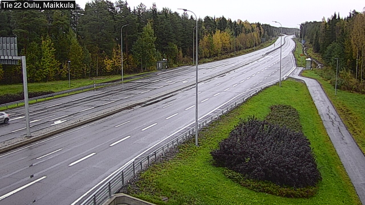 Weather Camera Image Road 22 Oulu Maikkula, Oulu, Pohjois-Pohjanmaa