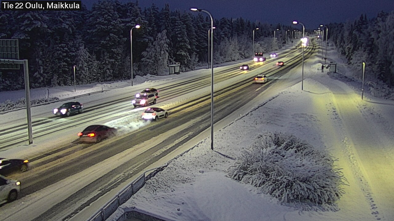 Weather Camera Image Road 22 Oulu Maikkula, Oulu, Pohjois-Pohjanmaa