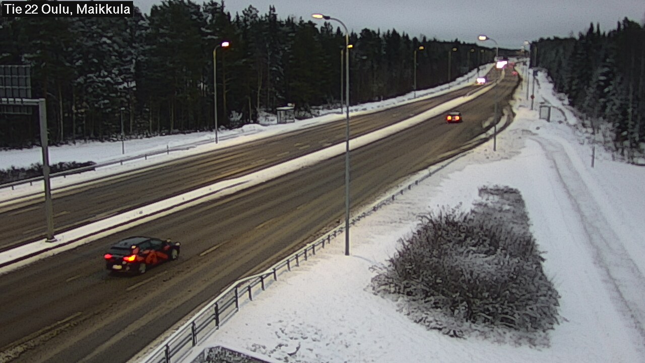 Weather Camera Image Road 22 Oulu Maikkula, Oulu, Pohjois-Pohjanmaa