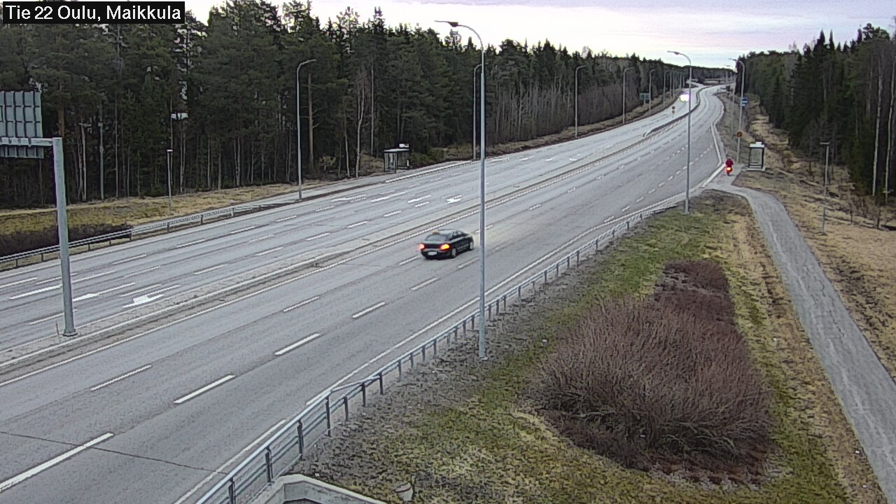 Weather Camera Image Road 22 Oulu Maikkula, Oulu, Pohjois-Pohjanmaa
