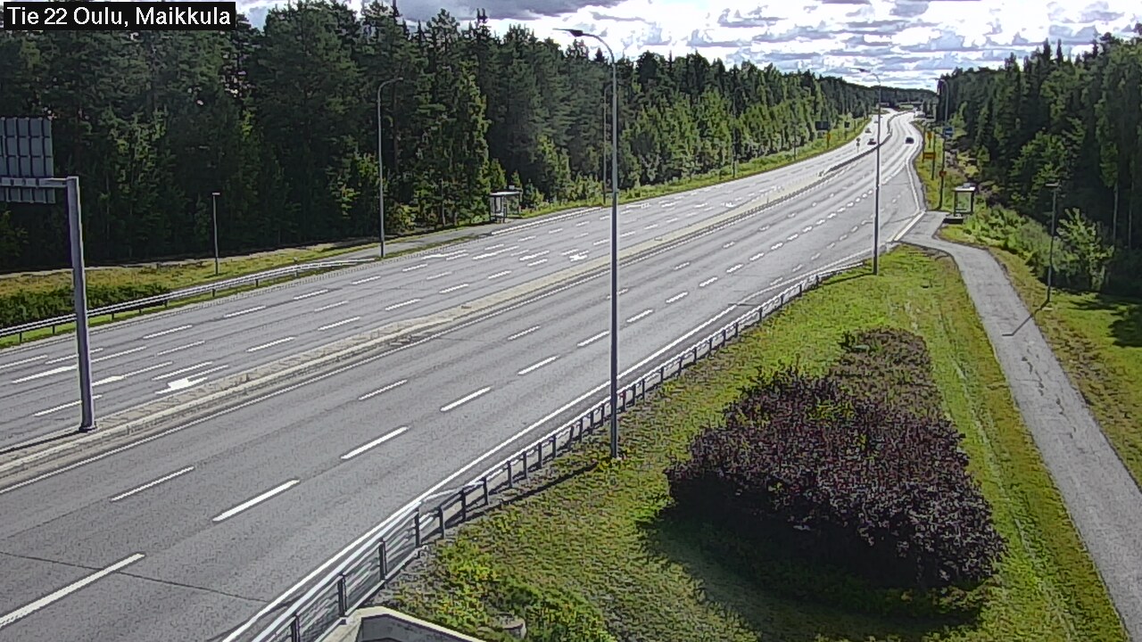 Weather Camera Image Road 22 Oulu Maikkula, Oulu, Pohjois-Pohjanmaa