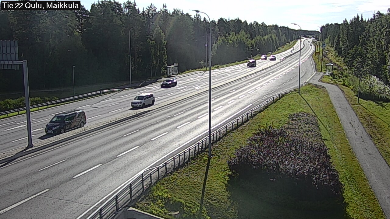 Weather Camera Image Road 22 Oulu Maikkula, Oulu, Pohjois-Pohjanmaa