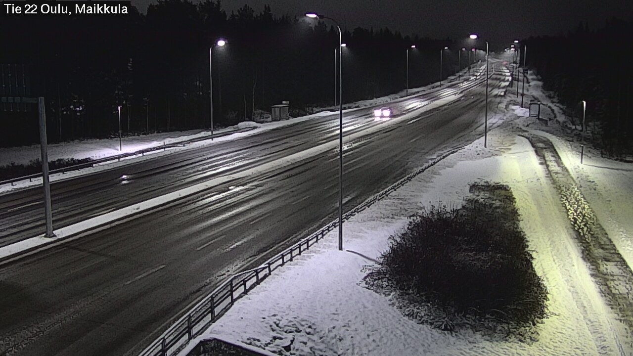 Weather Camera Image Road 22 Oulu Maikkula, Oulu, Pohjois-Pohjanmaa