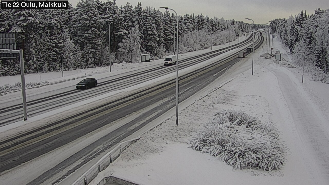 Weather Camera Image Road 22 Oulu Maikkula, Oulu, Pohjois-Pohjanmaa