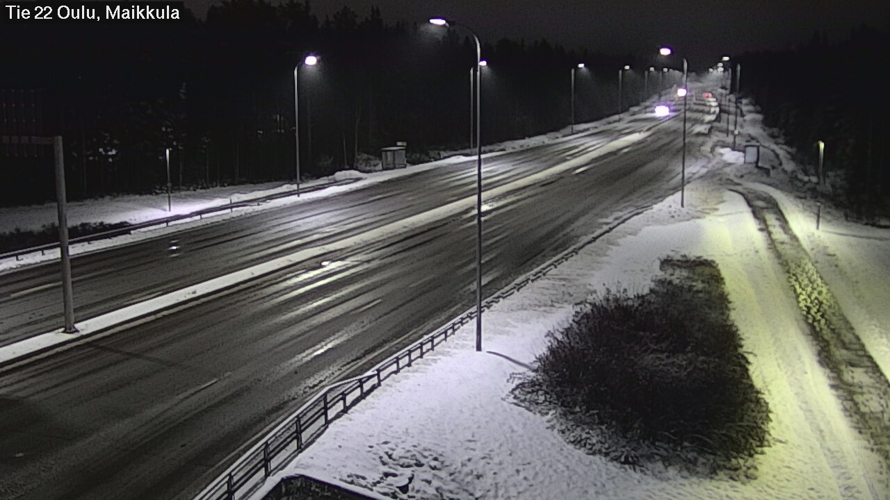 Weather Camera Image Road 22 Oulu Maikkula, Oulu, Pohjois-Pohjanmaa