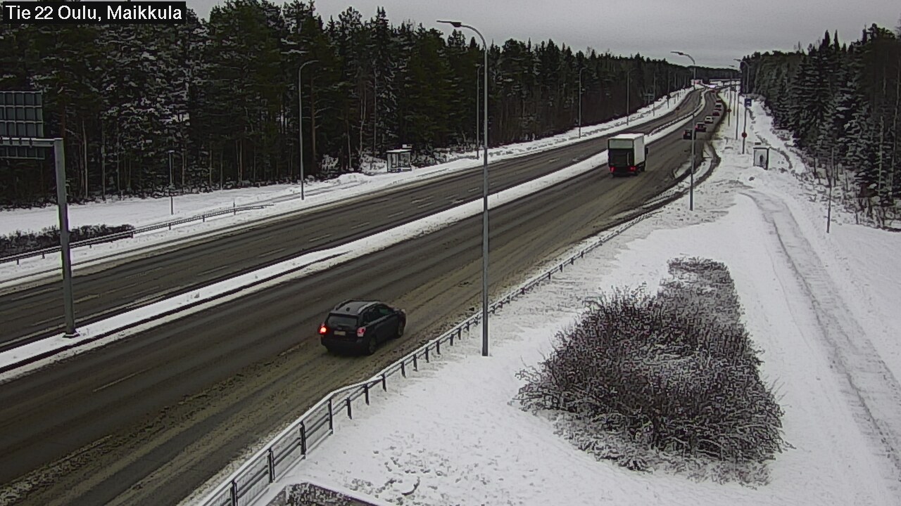 Weather Camera Image Road 22 Oulu Maikkula, Oulu, Pohjois-Pohjanmaa