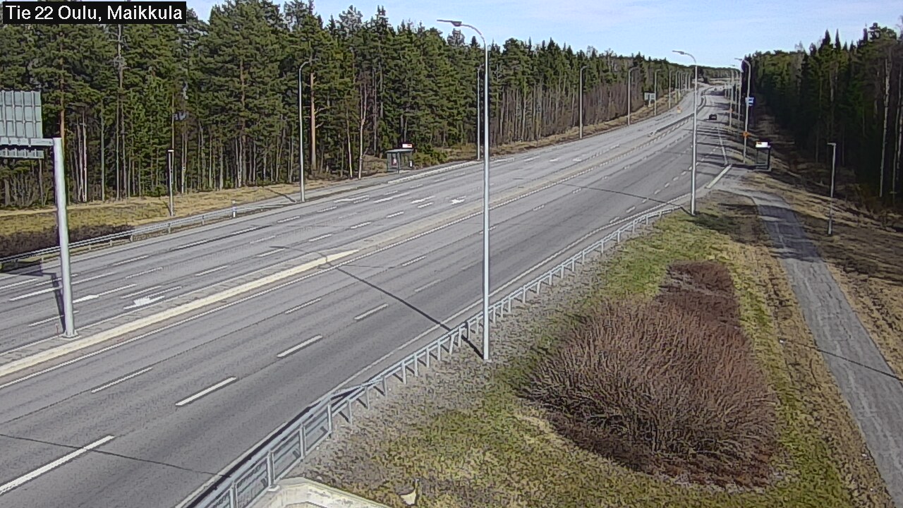 Kelikamerat Kuva Tie 22 Oulu Maikkula, Oulu, Pohjois-Pohjanmaa