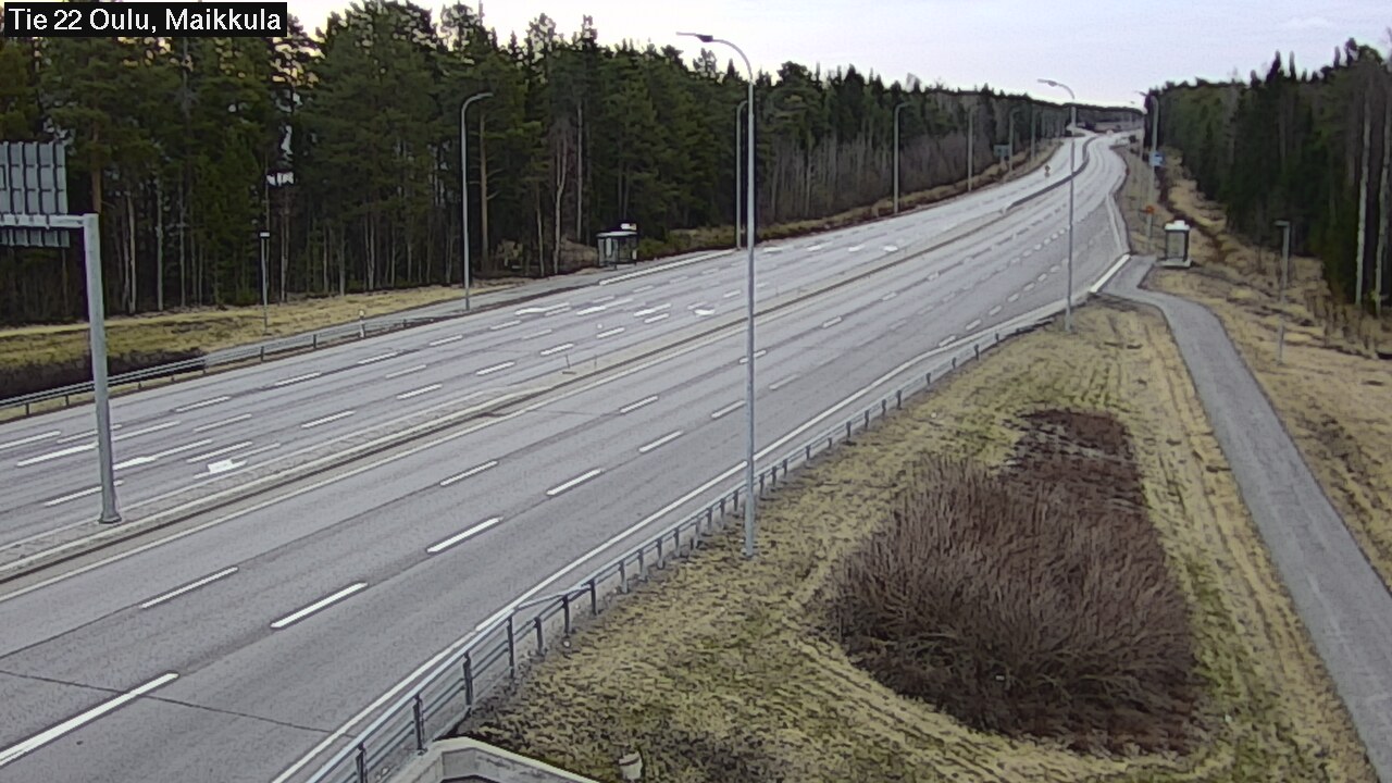 Weather Camera Image Road 22 Oulu Maikkula, Oulu, Pohjois-Pohjanmaa