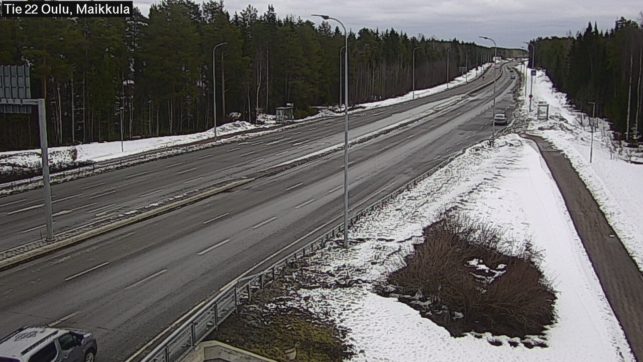 Weather Camera Image Road 22 Oulu Maikkula, Oulu, Pohjois-Pohjanmaa