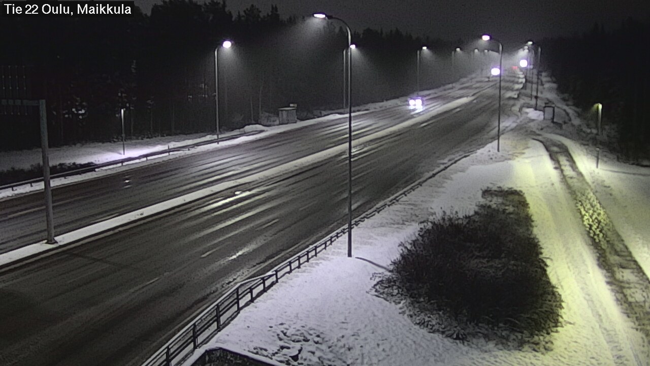 Weather Camera Image Road 22 Oulu Maikkula, Oulu, Pohjois-Pohjanmaa
