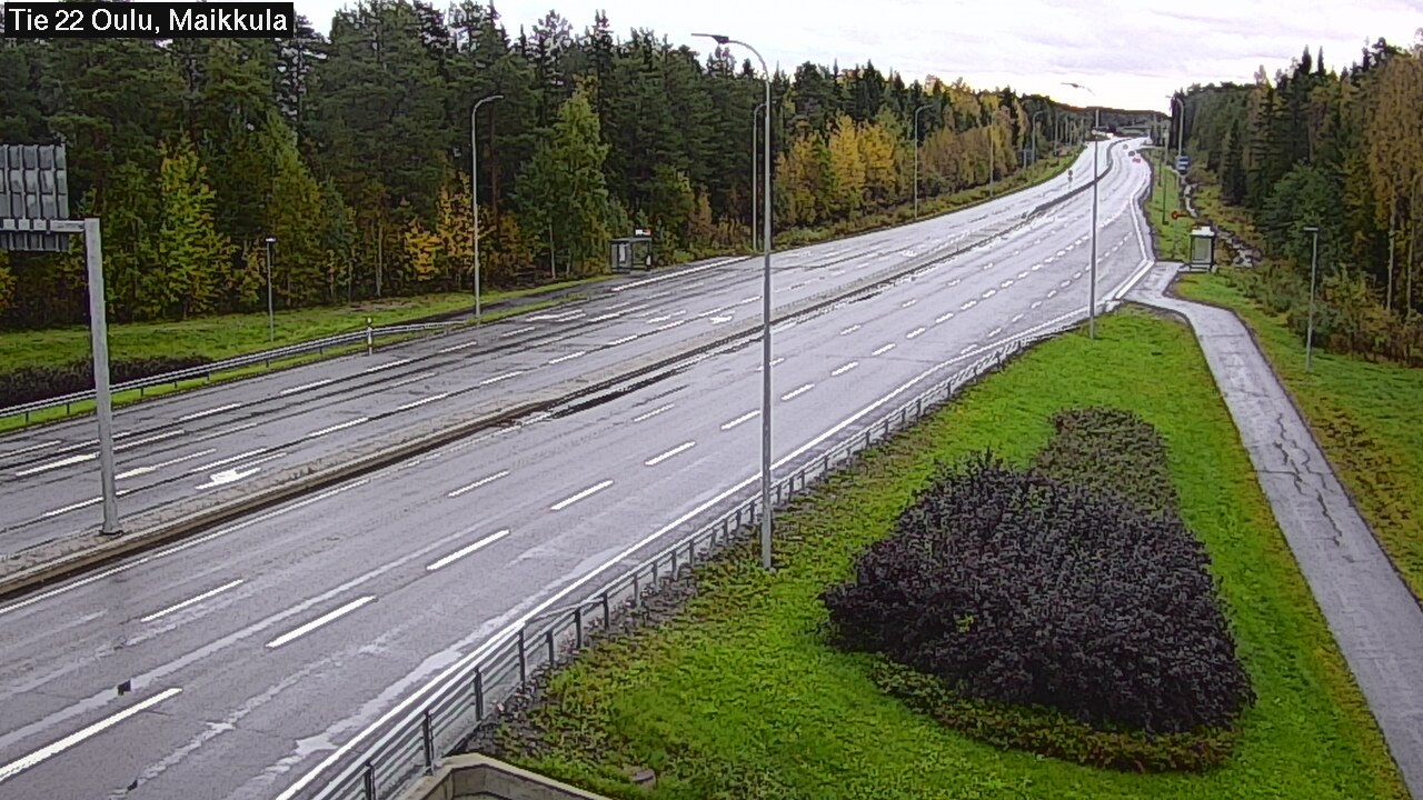 Weather Camera Image Road 22 Oulu Maikkula, Oulu, Pohjois-Pohjanmaa