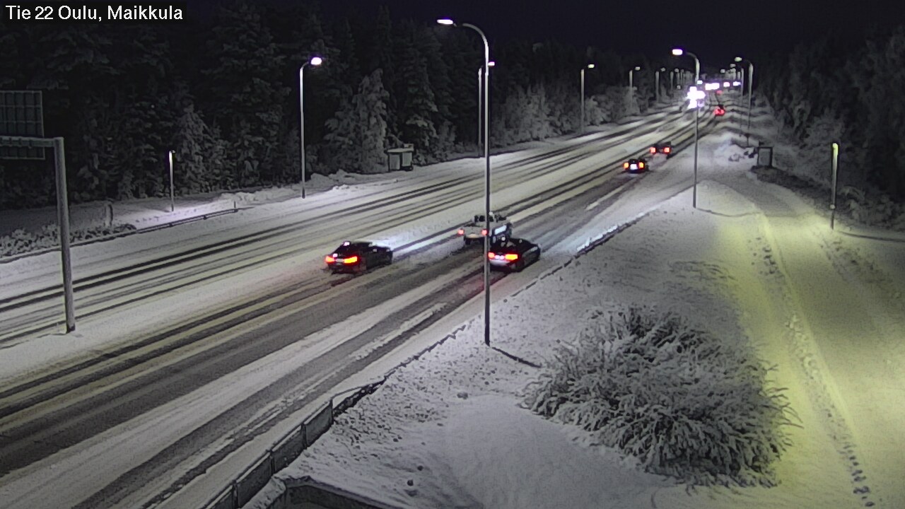 Weather Camera Image Road 22 Oulu Maikkula, Oulu, Pohjois-Pohjanmaa