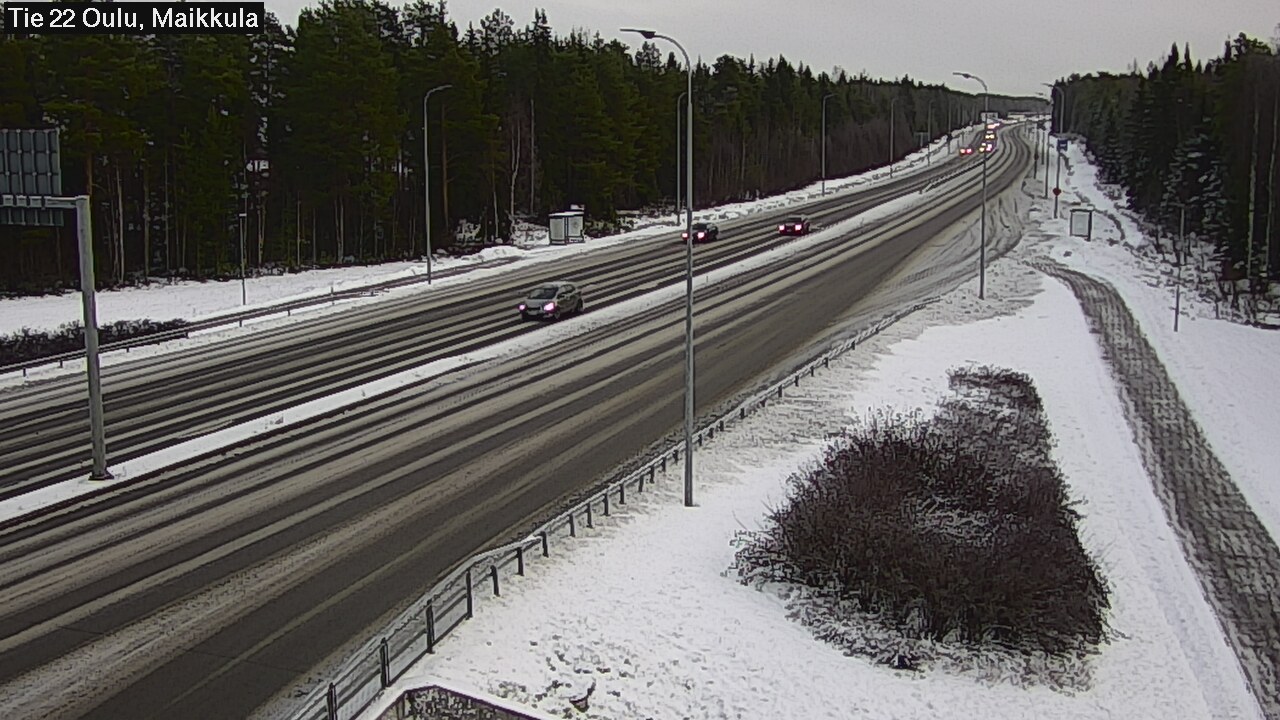 Weather Camera Image Road 22 Oulu Maikkula, Oulu, Pohjois-Pohjanmaa