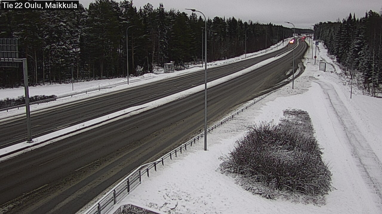 Weather Camera Image Road 22 Oulu Maikkula, Oulu, Pohjois-Pohjanmaa