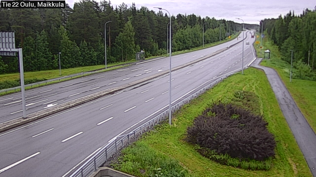 Weather Camera Image Road 22 Oulu Maikkula, Oulu, Pohjois-Pohjanmaa