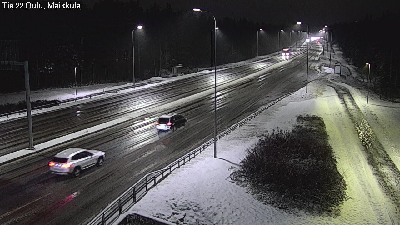 Weather Camera Image Road 22 Oulu Maikkula, Oulu, Pohjois-Pohjanmaa