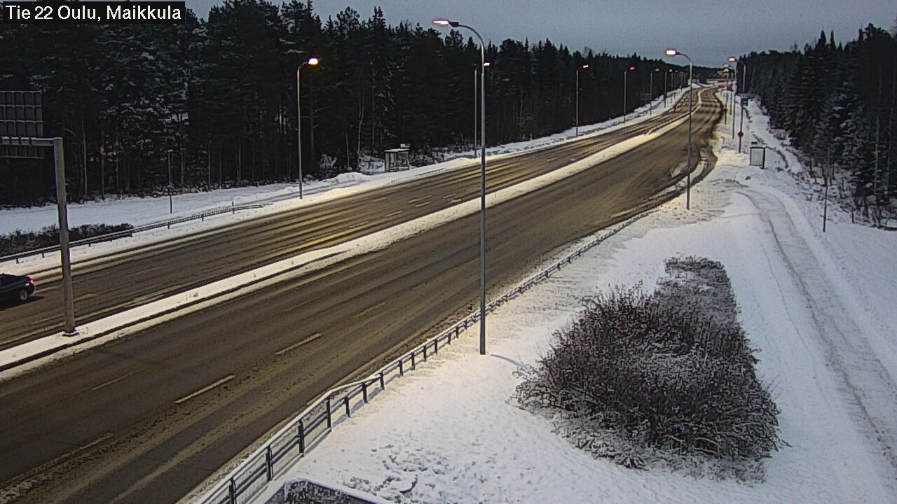 Weather Camera Image Road 22 Oulu Maikkula, Oulu, Pohjois-Pohjanmaa