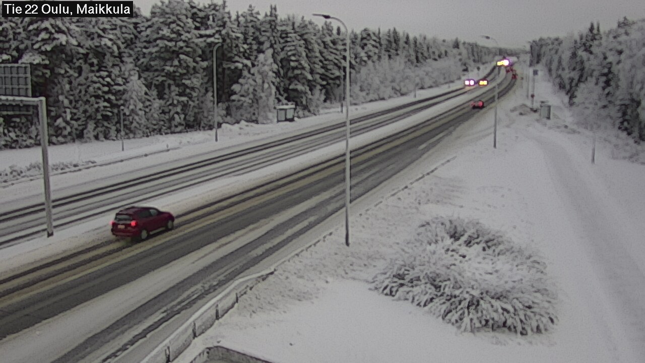 Weather Camera Image Road 22 Oulu Maikkula, Oulu, Pohjois-Pohjanmaa