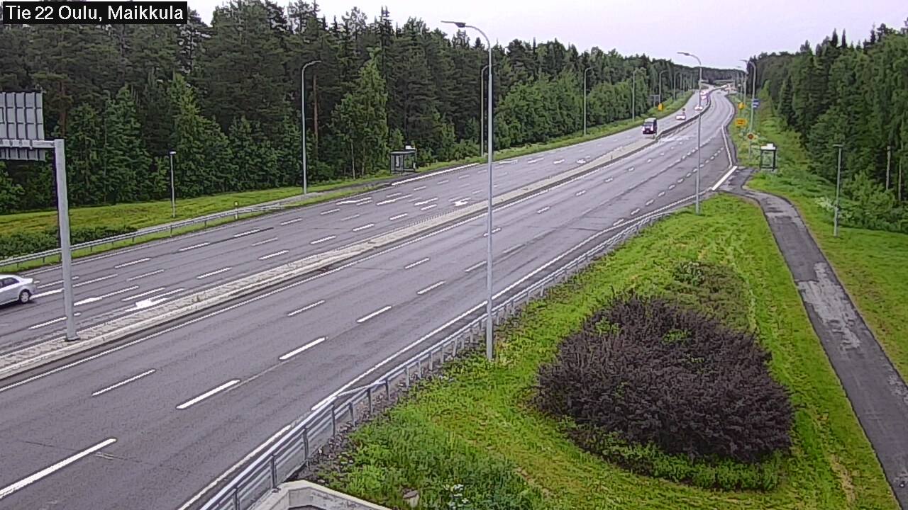 Weather Camera Image Road 22 Oulu Maikkula, Oulu, Pohjois-Pohjanmaa