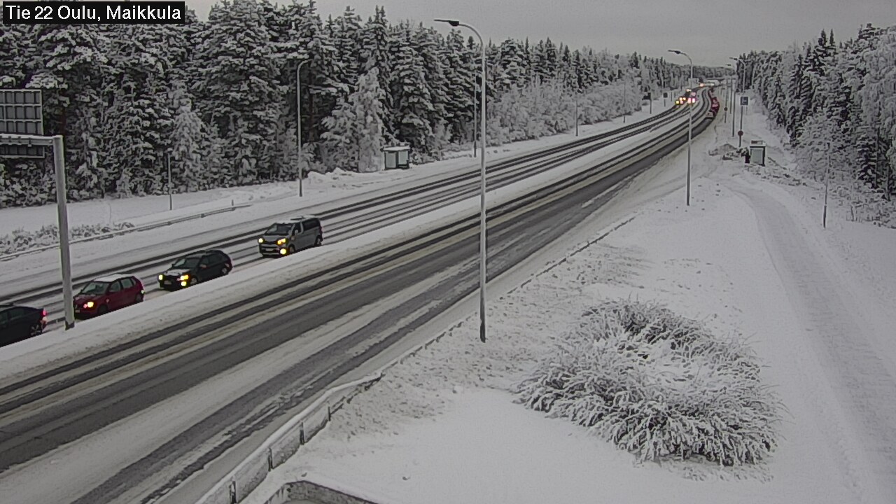 Weather Camera Image Road 22 Oulu Maikkula, Oulu, Pohjois-Pohjanmaa