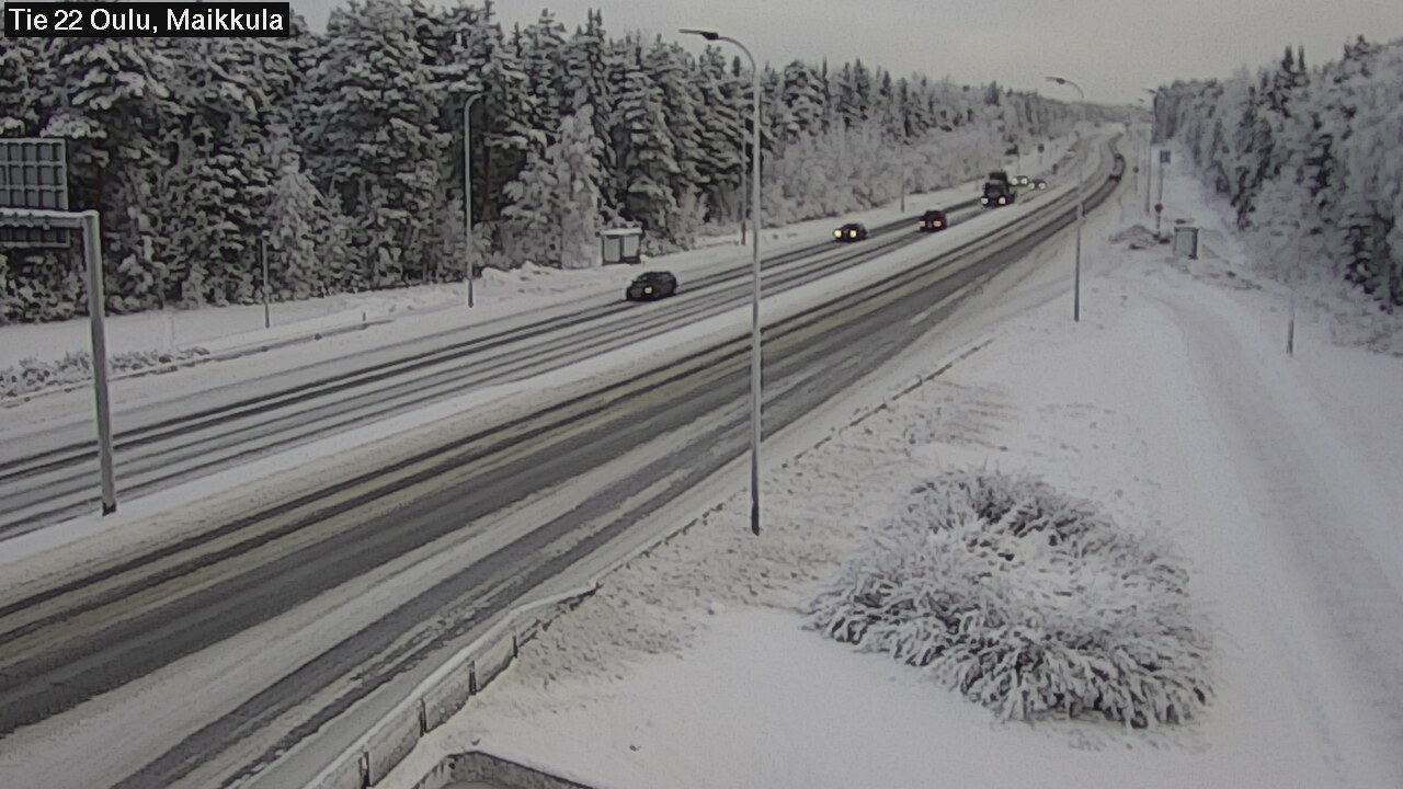 Weather Camera Image Road 22 Oulu Maikkula, Oulu, Pohjois-Pohjanmaa