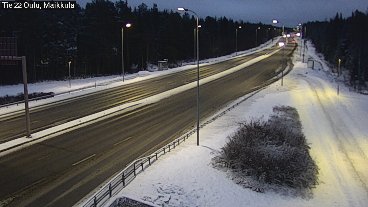 Weather Camera Image Road 22 Oulu Maikkula, Oulu, Pohjois-Pohjanmaa