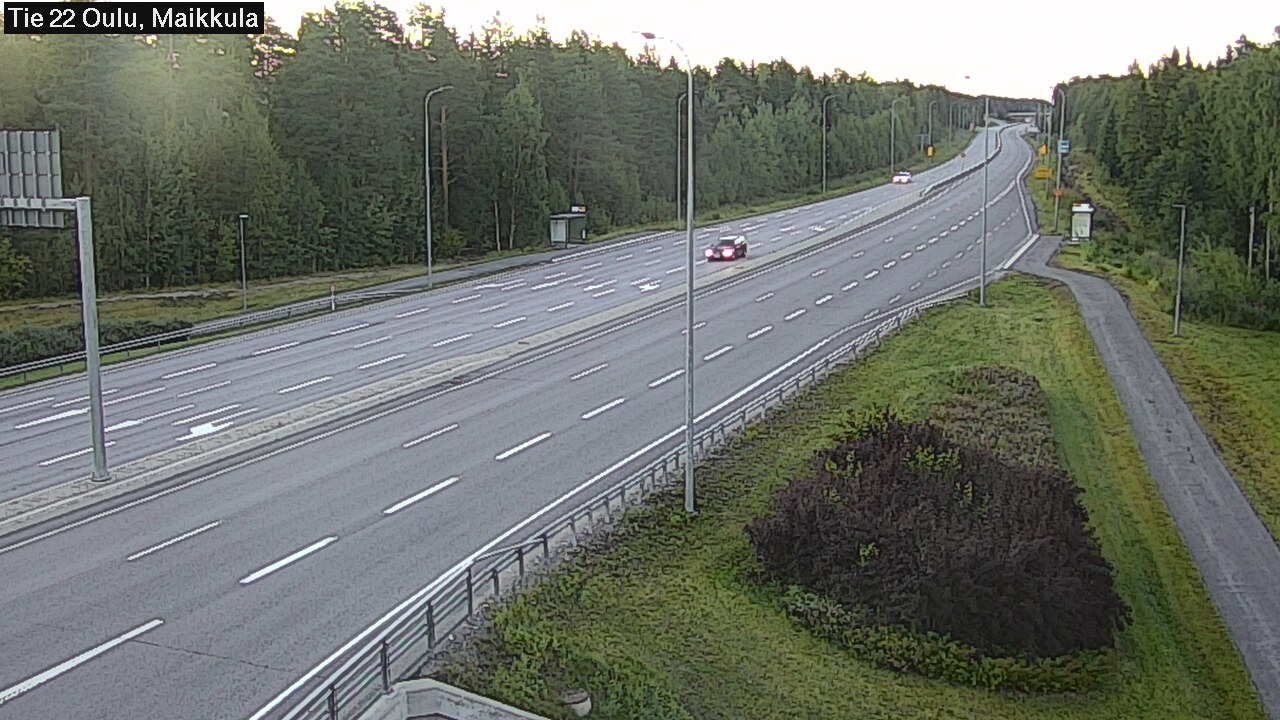 Kelikamerat Kuva Tie 22 Oulu Maikkula, Oulu, Pohjois-Pohjanmaa