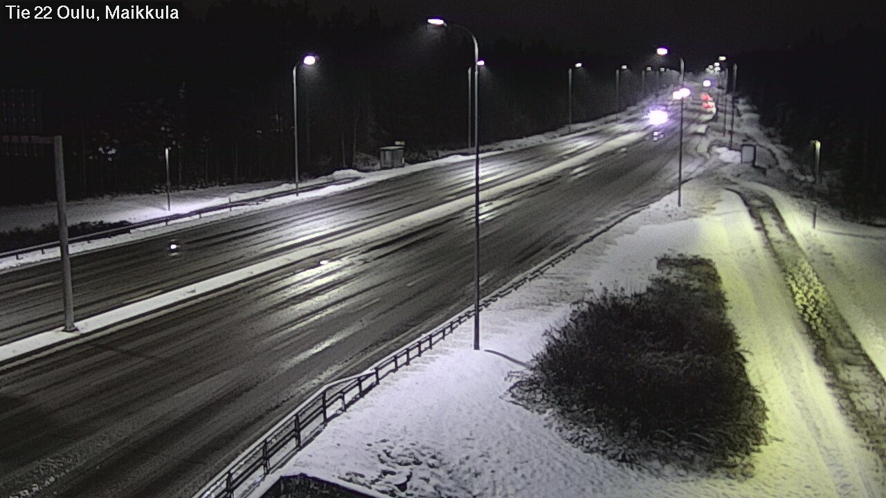 Weather Camera Image Road 22 Oulu Maikkula, Oulu, Pohjois-Pohjanmaa