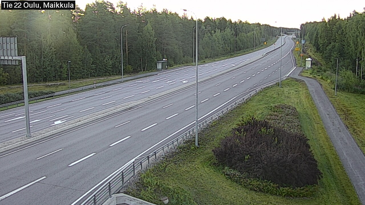 Kelikamerat Kuva Tie 22 Oulu Maikkula, Oulu, Pohjois-Pohjanmaa