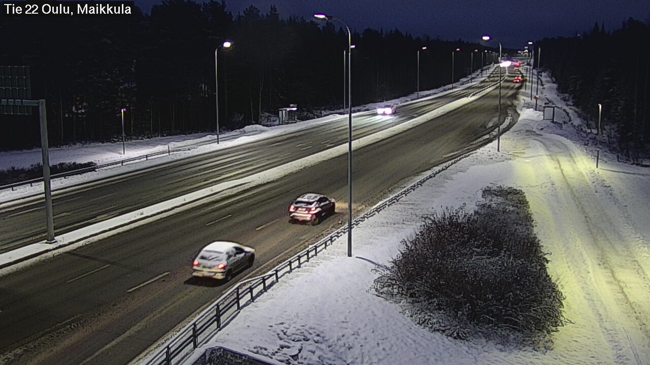 Weather Camera Image Road 22 Oulu Maikkula, Oulu, Pohjois-Pohjanmaa