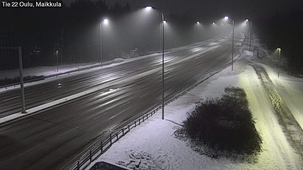 Weather Camera Image Road 22 Oulu Maikkula, Oulu, Pohjois-Pohjanmaa
